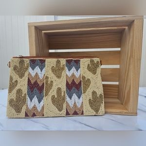 Bohemian Beaded Crossbody Purse